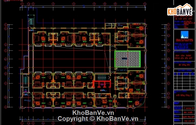 thiết kế khách sạn,Khách sạn dân chủ,full bản vẽ khách sạn,kiến trúc khách sạn,bản vẽ khách sạn