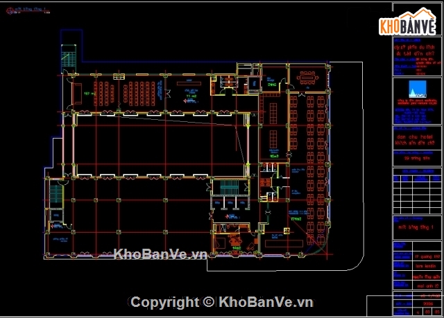 thiết kế khách sạn,Khách sạn dân chủ,full bản vẽ khách sạn,kiến trúc khách sạn,bản vẽ khách sạn