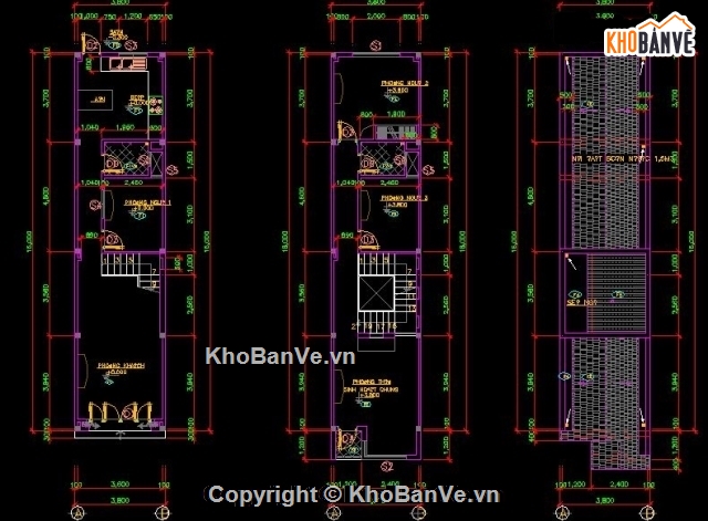 Bản vẽ nhà phố,kiến trúc 2 tầng,nhà phố 3.8x16m,bản vẽ nhà phố 2 tầng,mẫu nhà phố 2 tầng