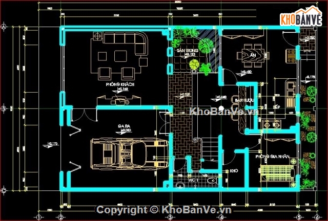 nhà phố kích thước 9x15m,Bản vẽ nhà phố,mẫu nhà phố 4 tầng,mẫu nhà phố song lập