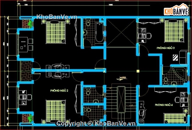 nhà phố kích thước 9x15m,Bản vẽ nhà phố,mẫu nhà phố 4 tầng,mẫu nhà phố song lập