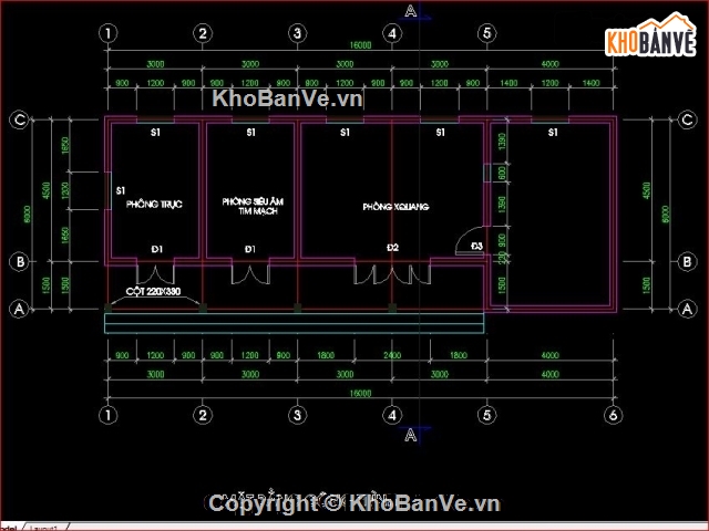 trung tâm y tế,trung tâm y tế huyện kim động,bản vẽ thiết kế trung tâm y tế,File cad trung tâm y tế