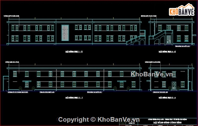 trung tâm y tế,trung tâm y tế huyện kim động,bản vẽ thiết kế trung tâm y tế,File cad trung tâm y tế