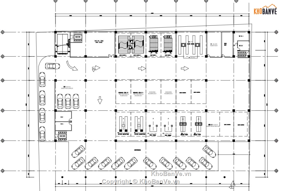 File cad,showroom ô tô,File cad ô tô,cad showroom