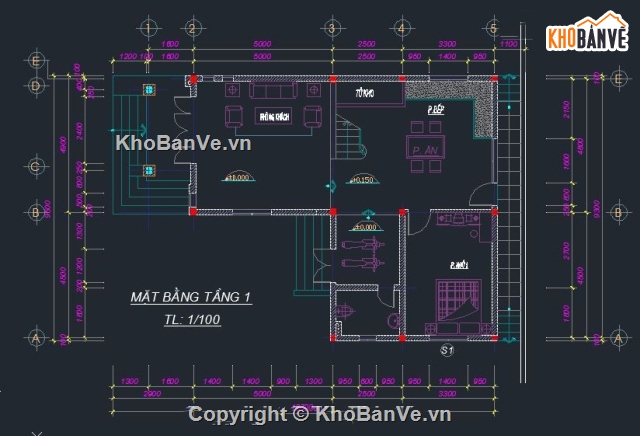 biệt thự 2 tầng,biệt thự 2 tầng 7.9x15.8m,biệt thự 2 tầng 9.5x13.7m,cad biệt thự 2 tầng