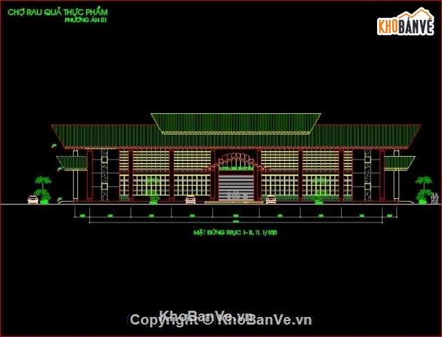 Bản vẽ chợ bách hóa,thiết kế chợ bách hóa,mẫu chợ bách hóa,file cad chợ bách tổng hợp