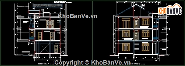 Bản vẽ  biệt thự 3 tầng KT 7x12m full,bản vẽ biệt thự đẹp 3 tầng 7x12m,bản vẽ biệt thự 3 tầng đẹp,bản vẽ biệt thự 3 tầng,thiết kế biệt thự 3 tầng