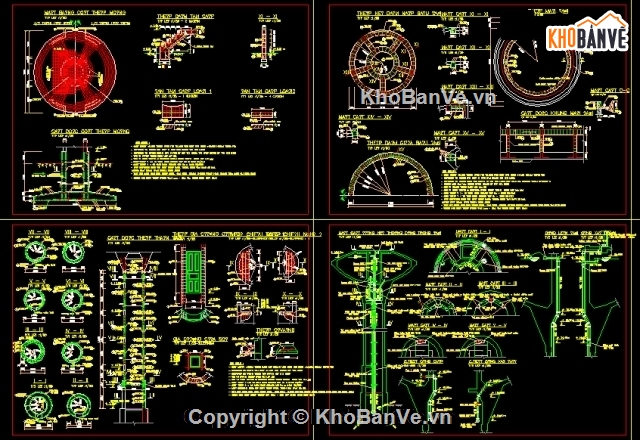 Bản vẽ thiết kế,Đài nước,hệ thống cấp nước,Đài nước cao 11m