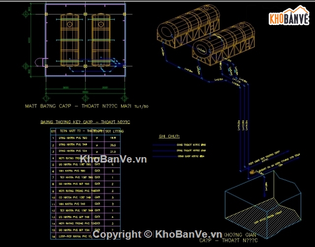 kết cấu đài phun nước,kiến trúc đài phun nước,bản vẽ đài phun nước,thiết kế đài phun nước,bản vẽ đài nước