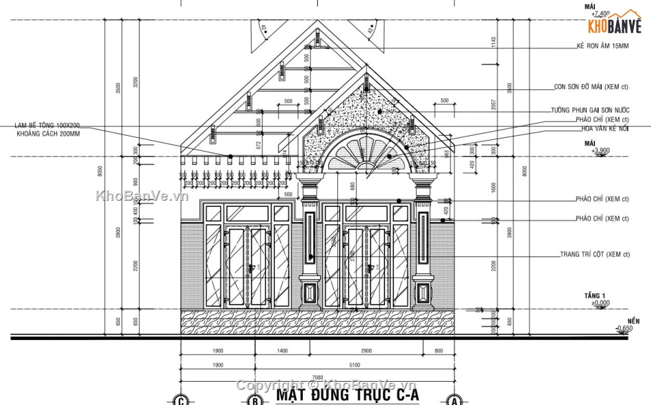 nhà cấp 4,nhà mái thái,kiến trúc nhà mái thái