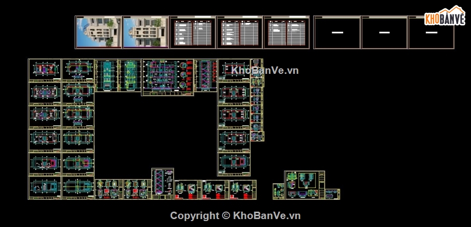 kiến trúc nhà lô 4 tầng,nhà lô tân cổ điển,autocad nhà lô tân cổ điển,tân cổ điển