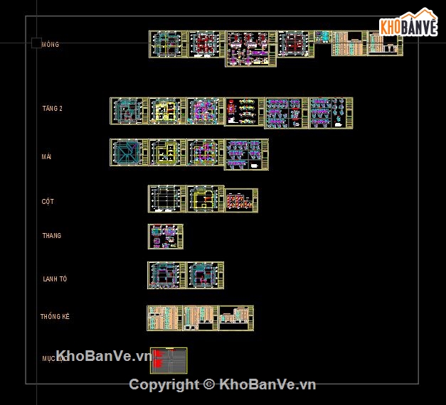 Mái nhật 2 tầng,bản vẽ mái nhật,autocad mái nhật