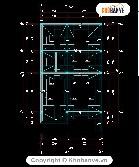 Bản vẽ nhà phố,nhà phố đẹp,nhà phố kiến trúc mái thái,nhà phố 7.5x12m