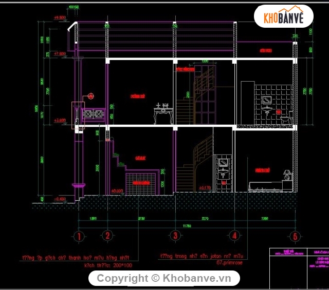 kết cấu 2 tầng,bản vẽ nhà 2 tầng,mẫu nhà 2 tầng đẹp