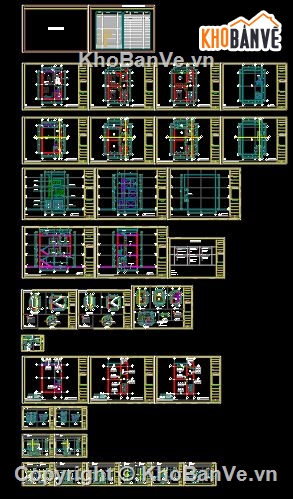 bản vẽ 3 tầng,nhà phố 3 tầng,full bản vẽ nhà phố 3 tầng