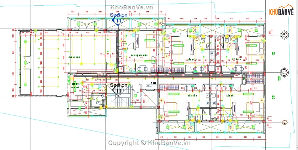 Điện căn hộ,revit mep căn hộ,file revit điện,shop điện revit,điên revit nhà 5 tầng