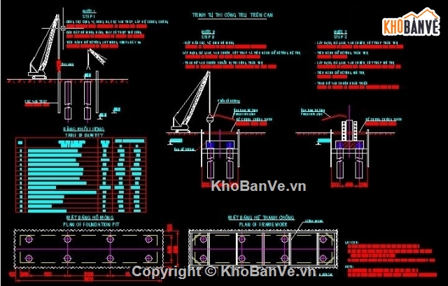 Biện pháp thi công,Bố trí mặt bằng công trường,Biện pháp tổ chức thi công trụ cầu,Biện pháp tổ chức thi công mố cầu,Biện pháp tổ chức thi công kết cấu nhịp