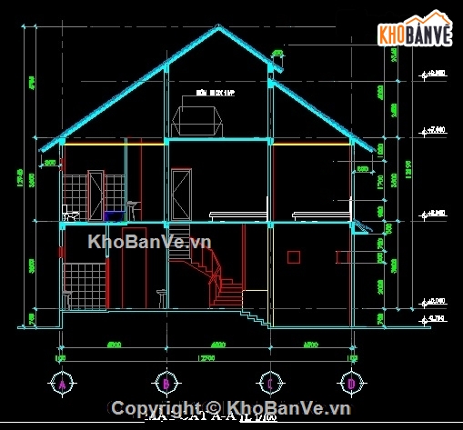 biệt thự 2 tầng đẹp,bản vẽ biệt thự 2 tầng đẹp nhất,bản vẽ cad biệt thự 2 tầng,biệt thự 2 tầng ở nông thôn,bản vẽ biệt thự 2 tầng ở nông thôn