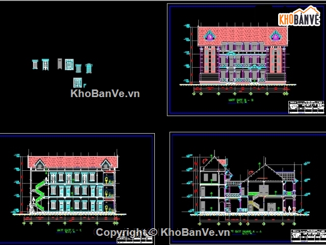 điện nước biệt thự,Bản vẽ kiến trúc biệt thự,Kiến trúc biệt thự,thiết kế biệt thự 2 tầng,bản vẽ biệt thự 2 tầng