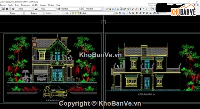 kiến trúc nhà đẹp,kiến trúc nhà,bản vẽ biệt thự vườn 2 tầng,thiết kế biệt thự vườn 2 tầng,mẫu biệt thự 2 tầng