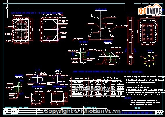 cọc ván,trụ cầu,thi công cọc,bản vẽ cấu tạo vòng vây,thiết kế cọc ván thép