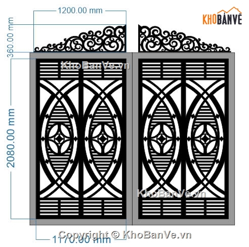 cổng 2 cánh cnc,file cnc cổng 2 cánh,mẫu cnc cổng 2 cánh