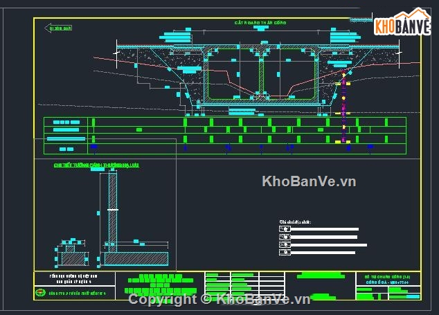 Bản vẽ cống hộp,cống hộp khổ cống B=3.5m,thiết kế cống hộp