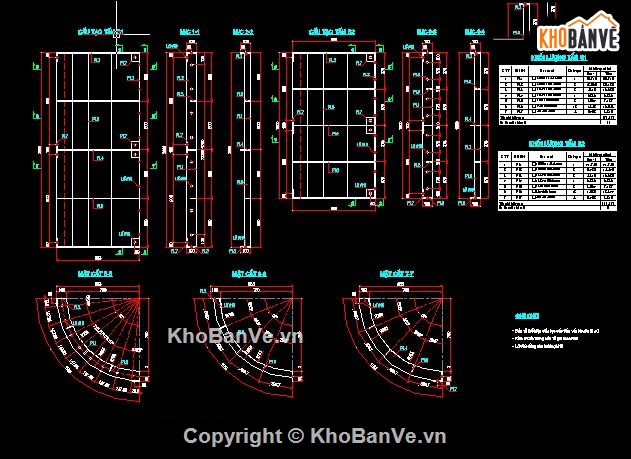 bản vẽ tổ chức thi công cầu,kết cấu bổ trợ thi công trụ,bố trí đà giáo ván khuôn trụ,sơ đồ bố trí ván khuôn trụ,bản vẽ ván khuôn trụ cầu,bản vẽ thi công cầu