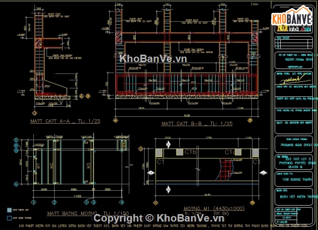 Kết cấu nhà hàng,kết cấu ngân hàng,bản vẽ kết cấu,Mặt Bằng ngân hàng Vietcombank