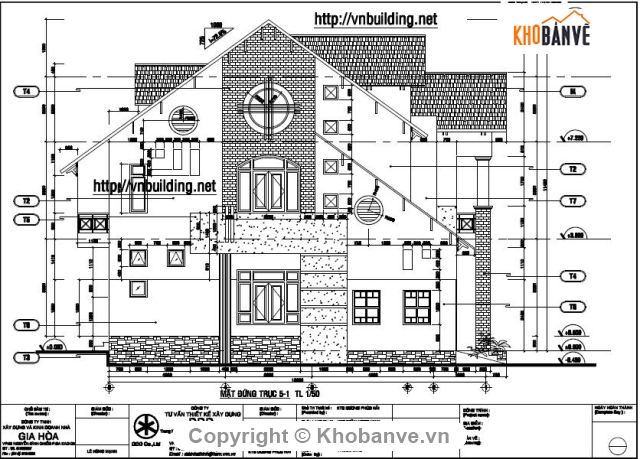 Bản vẽ,Bản vẽ autocad,Bản vẽ full,bản vẽ biệt thự,biệt thự 10x13m