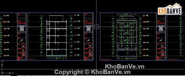 bản vẽ nhà cho thuê 6 tầng 10.5x22m,kiến trúc kết cấu nhà cho thuê 10.5x22m 6 tầng,nhà cho thuê 10.5x22m 6 tầng