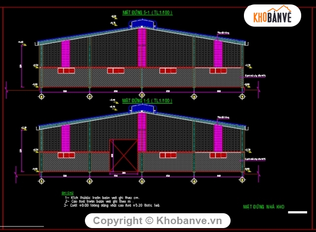 bản vẽ nhà kho 800m2,bản vẽ nhà kho 25x32m,bản vẽ nhà kho,cad nhà kho