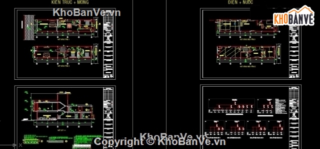 Bản vẽ nhà phố,nhà phố 3 tầng 5x24m,thiết kế nhà phố 3 tầng,cad nhà phố 3 tầng