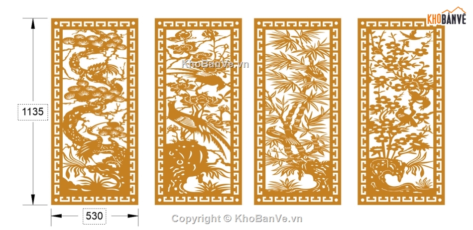 mẫu tứ quý,tứ quý dương cnc,file cnc tứ quý dương