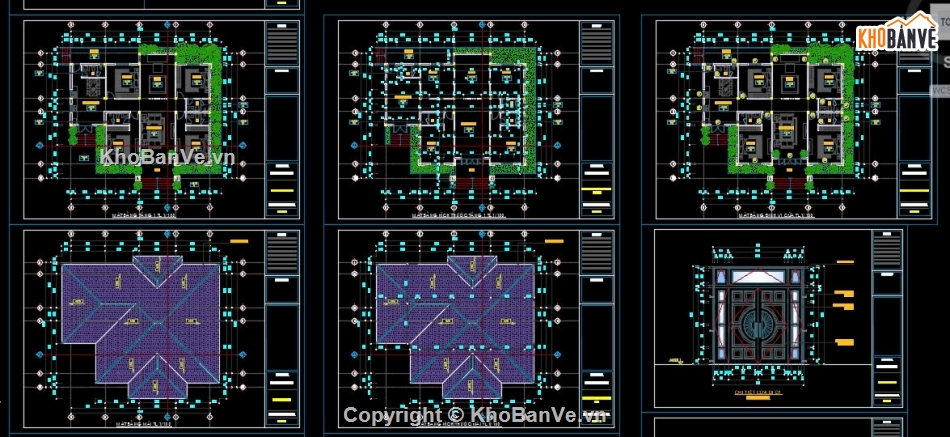 biệt thự 1 tầng,chi tiết biệt thự,file cad triển khai biệt thự 1 tầng,1 tầng mái nhật,File cad