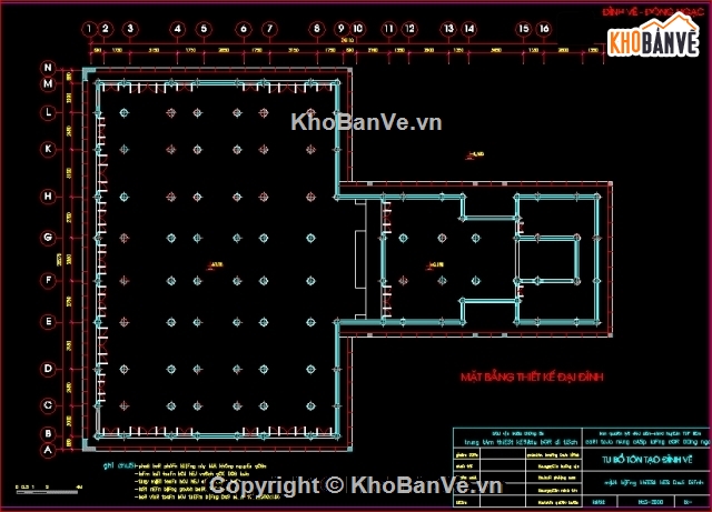 đình chùa  vẽ,bản vẽ cải tạo đình,bản vẽ đình Đông Ngạc,tu tạo đình vẽ