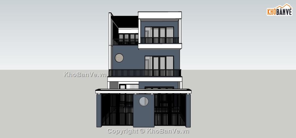 Nhà phố 3 tầng 8x23m,Bản vẽ nhà phố 3 tầng,File cad nhà phố 3 tầng,Nhà phố 3 tầng file cad,Autocad nhà phố 3 tầng