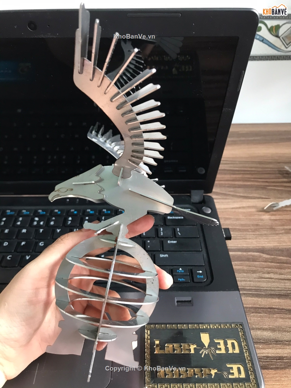Mô hình 3d chim đại bàng,3d Đại Bàng Lắp ráp,Cắt CNC đại bàng lắp giáp