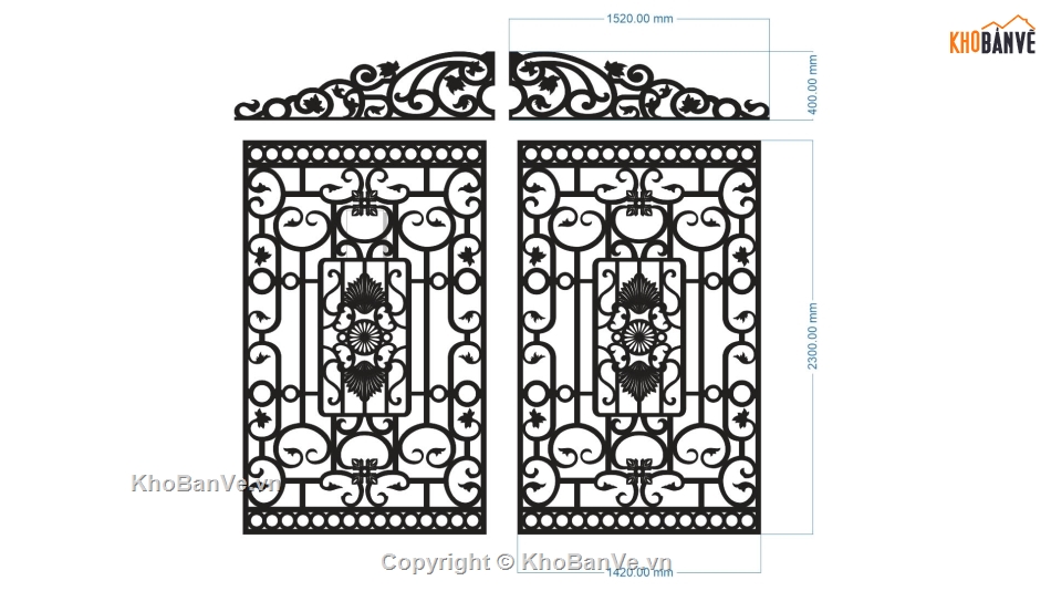 File cổng 2 cánh cnc,mẫu cổng 2 cánh,file cnc cổng 2 cánh