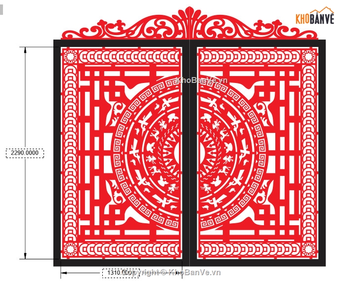 file cnc cổng 2 cánh,mẫu cổng 2 cánh,cnc cổng 2 cánh,cổng cắt cnc 2 cánh