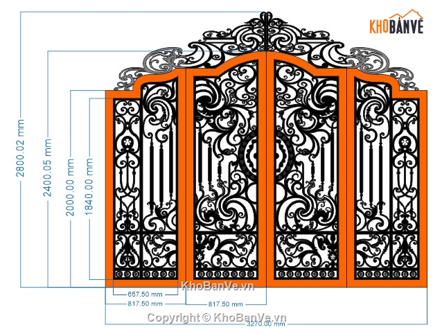 cổng 4 cánh cnc,file cnc cổng 4 cánh,mẫu cnc cổng 4 cánh