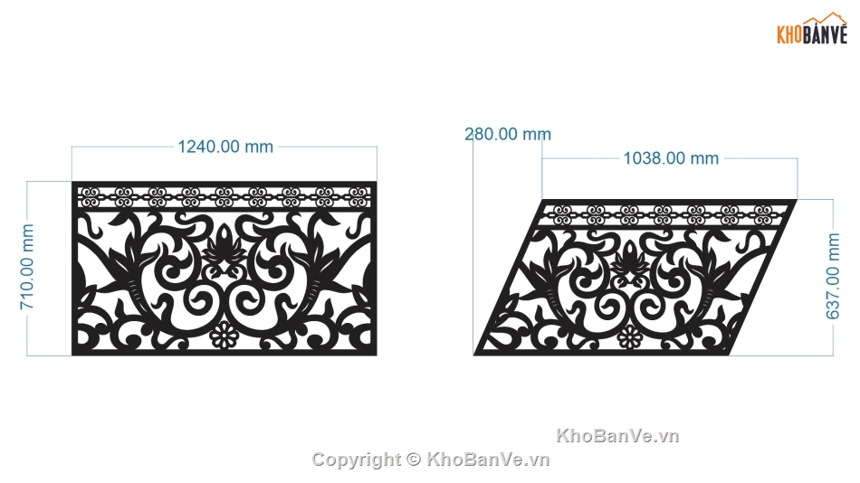 lan can cnc,lan can đẹp,File lan can cnc đẹp,cnc lan can