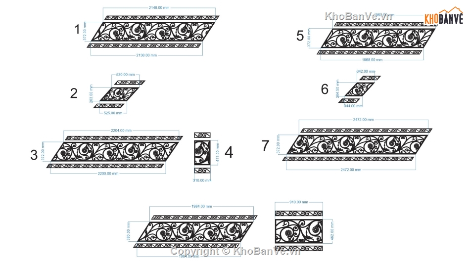 lan can cnc,File lan can cnc đẹp,File dxf lan can cnc,lan can cắt cnc