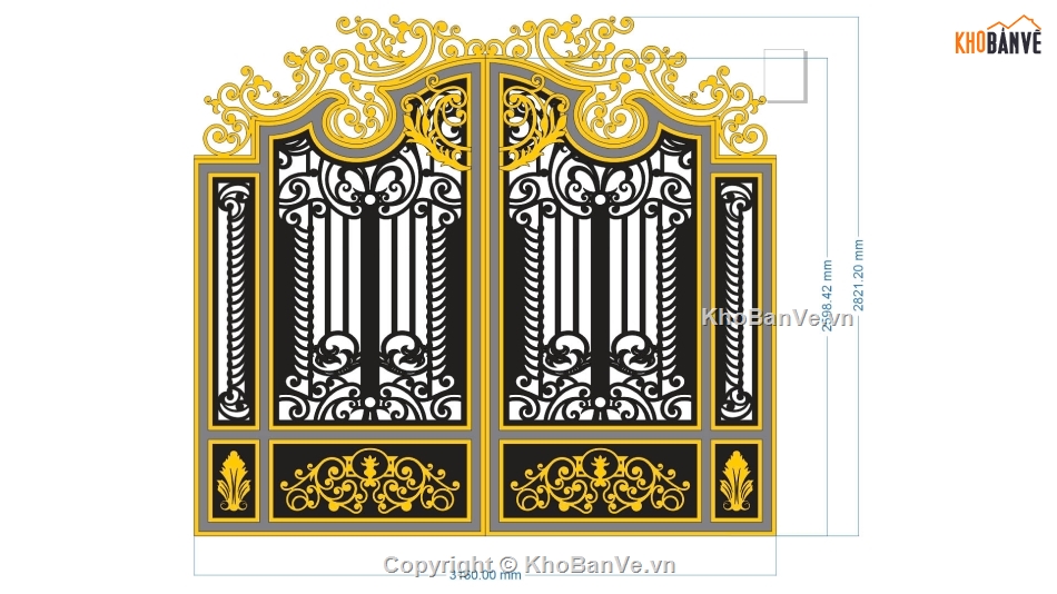 cổng 2 cánh cnc,file cnc cổng 2 cánh,mẫu cnc cổng 2 cánh