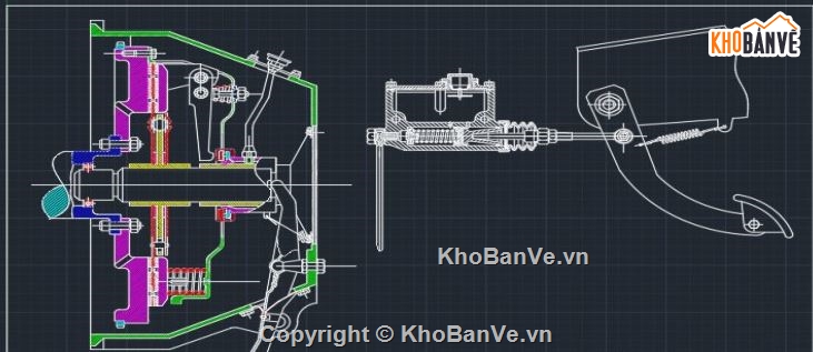 ly hợp ô tô,thiết kế ly hợp,ly hợp