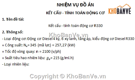Đồ án,đồ án ô tô,ô tô