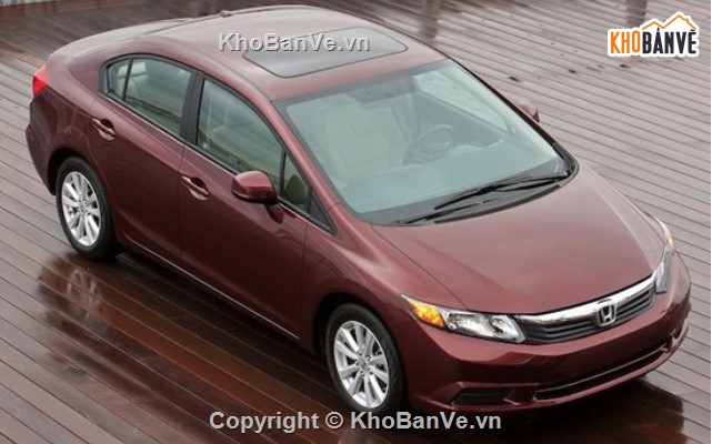 hệ thống phanh,Honda Civic,đồ án ô tô,bản vẽ kỹ thuật