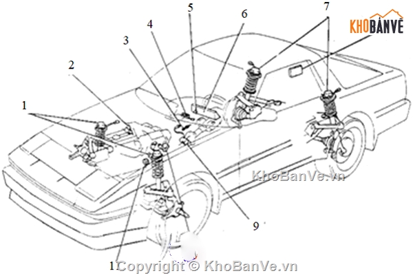 đồ án hệ thống khí nén,hệ thống treo khí nén,đồ án ô tô