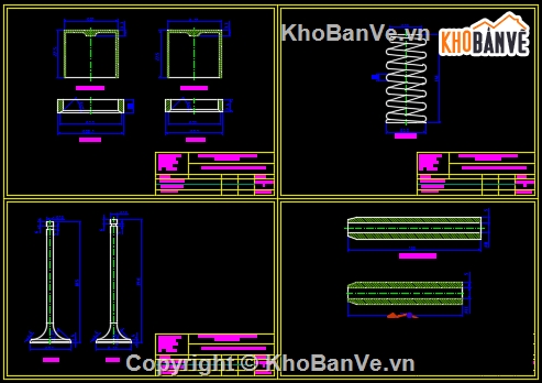 đồ án xe ô tô,bản vẽ đồ án xe,hệ thống phân phối khí i-VTEC
