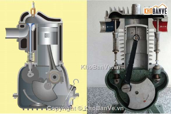 đồ án xe ô tô,bản vẽ đồ án xe,hệ thống phân phối khí i-VTEC